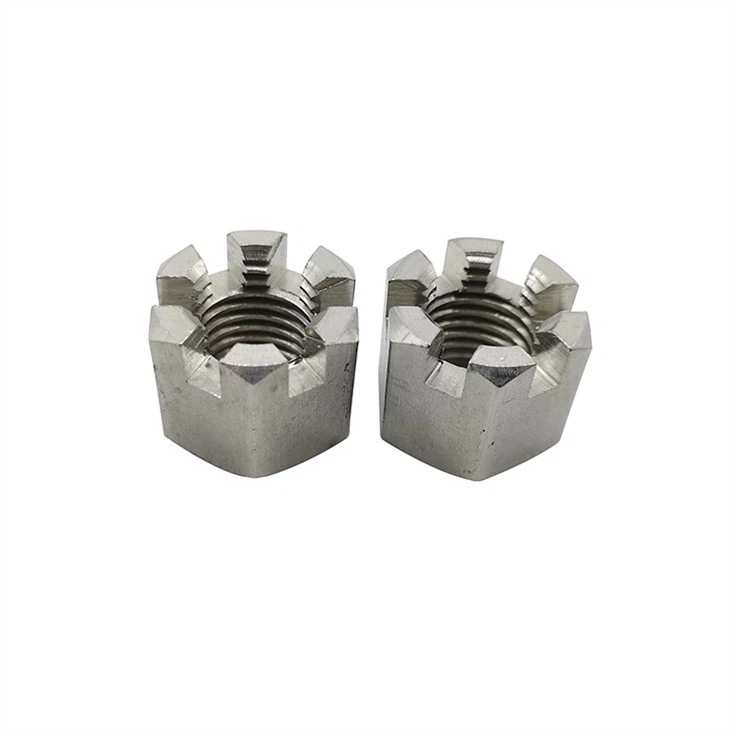 Hexagon Slotted Nuts